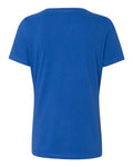 BELLA + CANVAS 6405 Women’s Relaxed Jersey V-Neck Tee - True Royal - back