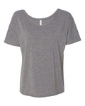 BELLA + CANVAS 8816 Women’s Slouchy Tee - Deep Heather Speckled - front