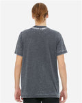 BELLA + CANVAS 3650 Unisex Texture Tee - Grey Acid Wash - model back