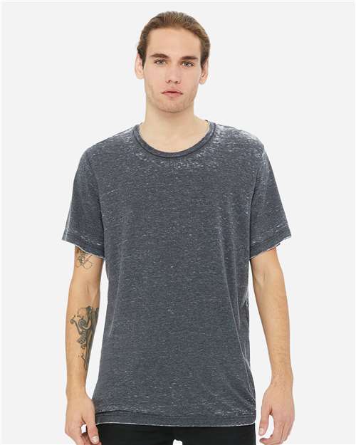 BELLA + CANVAS 3650 Unisex Texture Tee - Grey Acid Wash - model front