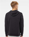 Independent Trading Co. PRM33SBP Unisex Special Blend Raglan Hooded Sweatshirt - Black - model back