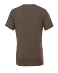 Bella+Canvas 3413 Unisex Triblend Short Sleeve Tee - Brown Triblend - back
