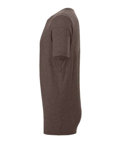 Bella+Canvas 3413 Unisex Triblend Short Sleeve Tee - Brown Triblend - side