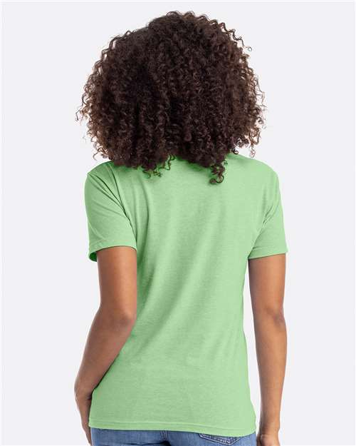 Next Level 6210 CVC T-Shirt - Apple Green - model back