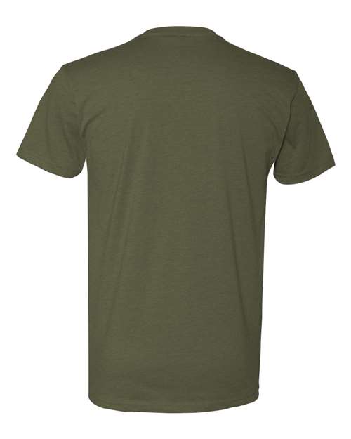 Next Level 6210 CVC T-Shirt - Military Green - back