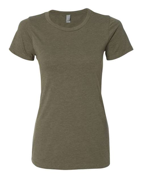 Next Level 6610 Women’s CVC T-Shirt - Military Green - front