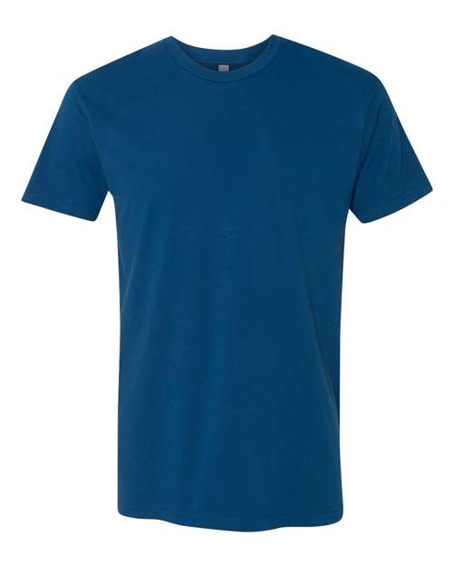 Next Level 3600 Unisex Cotton T-Shirt - Cool Blue - flat front