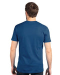 Next Level 3600 Unisex Cotton T-Shirt - Cool Blue - model back