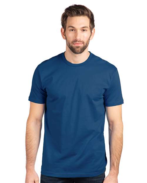 Next Level 3600 Unisex Cotton T-Shirt - Cool Blue - model front