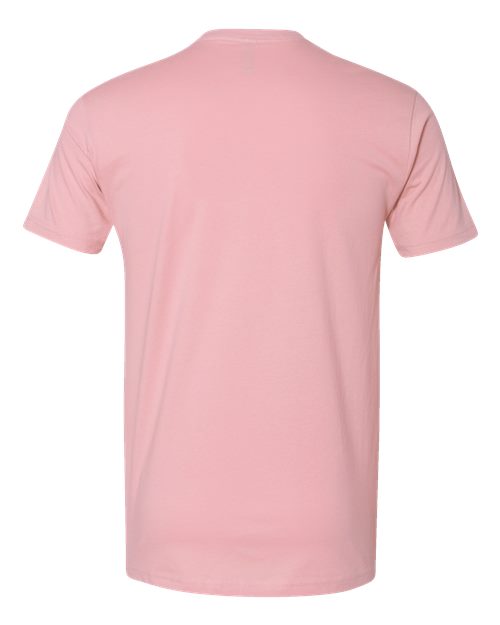 Next Level 3600 Unisex Cotton T-Shirt - Light Pink - back
