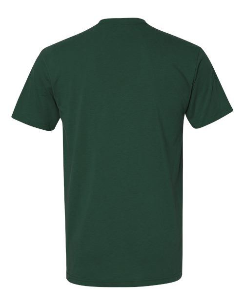 Next Level 3600 Unisex Cotton T-Shirt - Forest Green - back