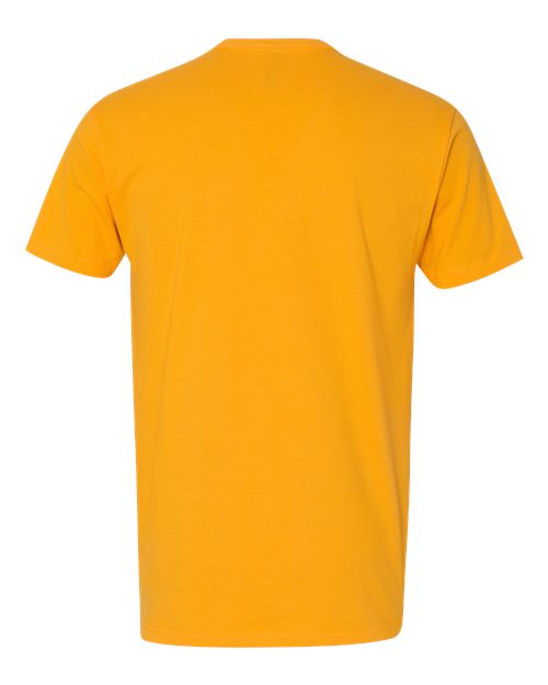 Next Level 3600 Unisex Cotton T-Shirt - Gold - back