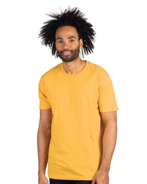 Next Level 3600 Unisex Cotton T-Shirt - Gold - model front