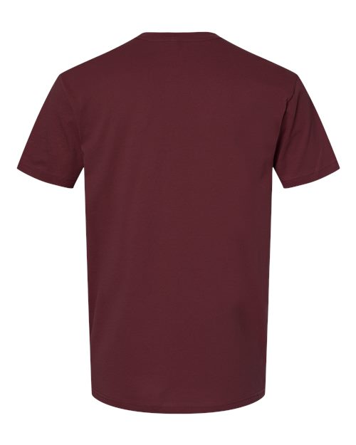 Next Level 3600 Unisex Cotton T-Shirt - Maroon - back