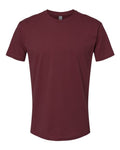 Next Level 3600 Unisex Cotton T-Shirt - Maroon - flat front