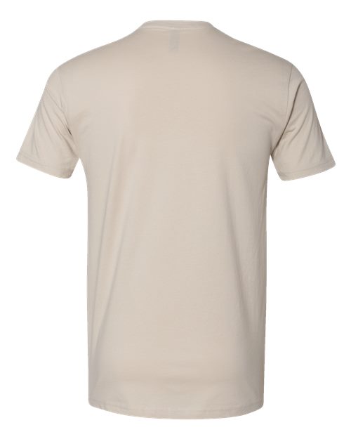 Next Level 3600 Unisex Cotton T-Shirt - Sand - back