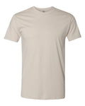 Next Level 3600 Unisex Cotton T-Shirt - Sand - flat front