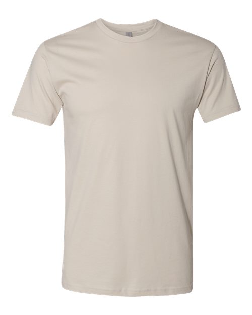 Next Level 3600 Unisex Cotton T-Shirt - Sand - flat front