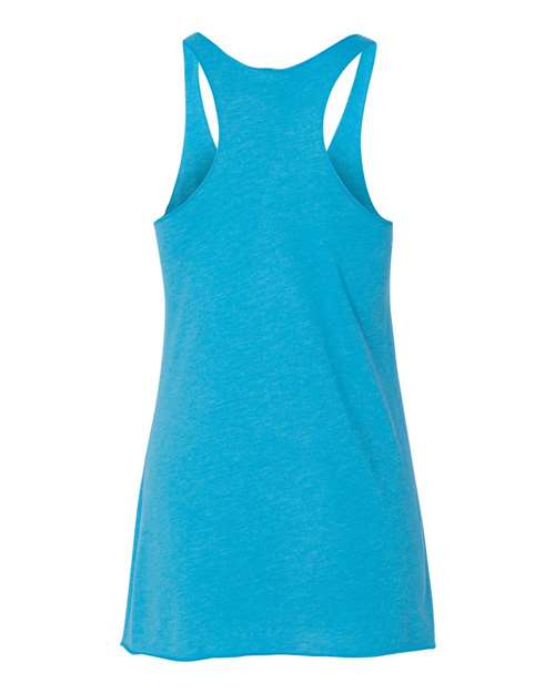 Next Level 6733 Women’s Triblend Racerback Tank - Vintage Turquoise - back