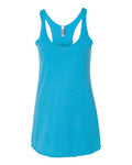 Next Level 6733 Women’s Triblend Racerback Tank - Vintage Turquoise - front
