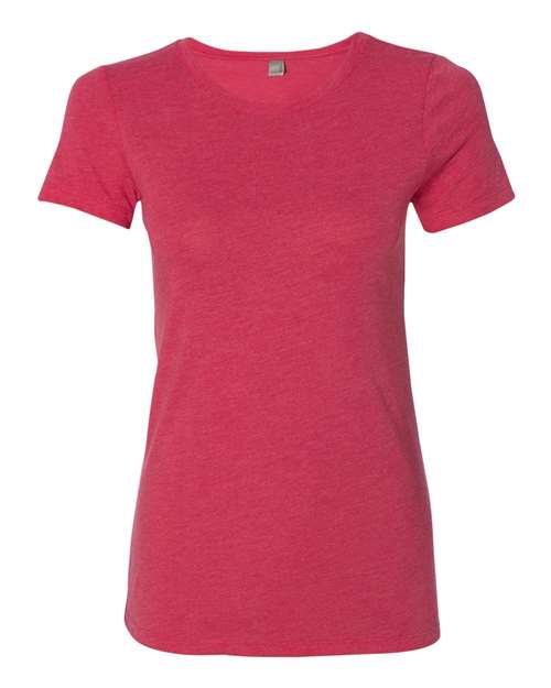 Next Level 6710 Women’s Triblend T-Shirt - Vintage Shocking Pink - front