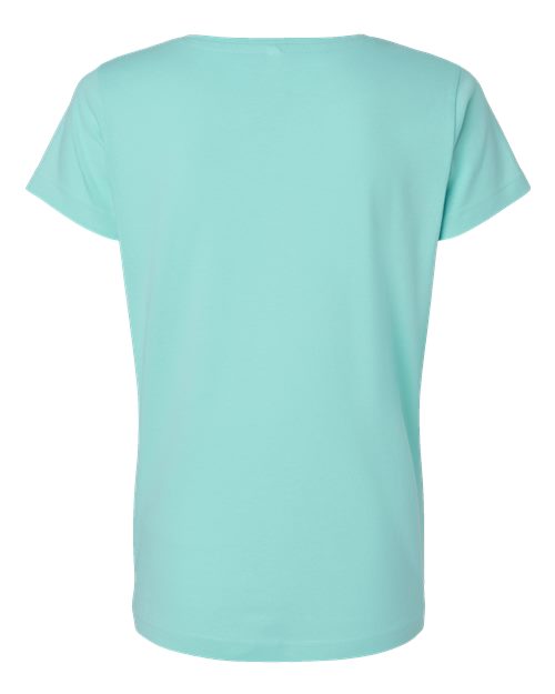 LAT 3516 Women's Fine Jersey Tee - Chill - back