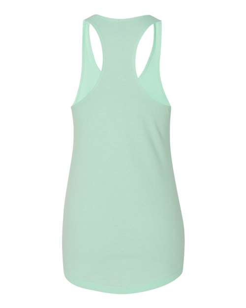 Next Level 6933 Women’s Lightweight French Terry Racerback Tank - Mint - back