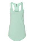 Next Level 6933 Women’s Lightweight French Terry Racerback Tank - Mint - front