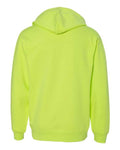 Independent Trading Co. SS4500 Midweight Hooded Sweatshirt - Safety Yellow - back