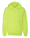 Independent Trading Co. SS4500 Midweight Hooded Sweatshirt - Safety Yellow - flat front