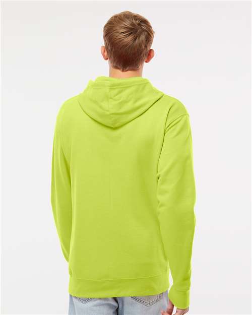 Independent Trading Co. SS4500 Midweight Hooded Sweatshirt - Safety Yellow - model back