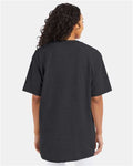 Hanes 518T Beefy-T Tall T-Shirt - Charcoal Heather - model back