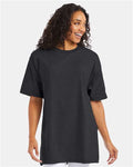 Hanes 518T Beefy-T Tall T-Shirt - Charcoal Heather - model front