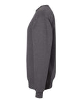 Hanes P160 EcoSmart Crewneck Sweatshirt - Charcoal Heather - side