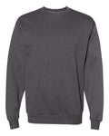Hanes P160 EcoSmart Crewneck Sweatshirt - Charcoal Heather - flat front