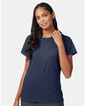 Hanes SL04 Women's Perfect-T T-Shirt - Navy - model front