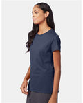 Hanes SL04 Women's Perfect-T T-Shirt - Navy - model side