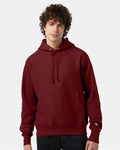 Champion S101 Unisex Reverse Weave Hooded Sweatshirt - Cardinal - model front