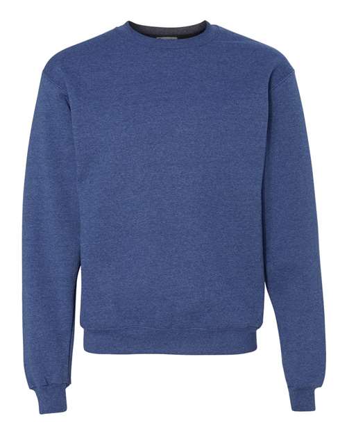 Champion S600 Powerblend Crewneck Sweatshirt - Royal Blue Heather - flat front