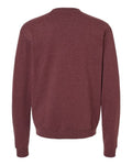 Champion S600 Powerblend Crewneck Sweatshirt - Maroon Heather - back