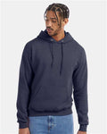 Champion S700 Powerblend Hooded Sweatshirt - Navy Heather - model front