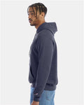 Champion S700 Powerblend Hooded Sweatshirt - Navy Heather - model side