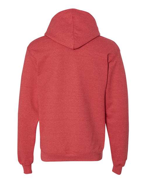 Champion S700 Powerblend Hooded Sweatshirt - Scarlet Heather - back
