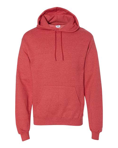 Champion S700 Powerblend Hooded Sweatshirt - Scarlet Heather - flat front