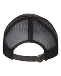 Valucap 3150 Bounty Dirty-Washed Mesh-Back Cap - Charcoal/ Black - back