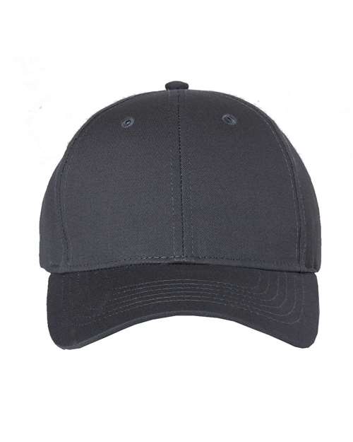 Valucap 2260 Cotton Twill Cap - Dark Grey - front
