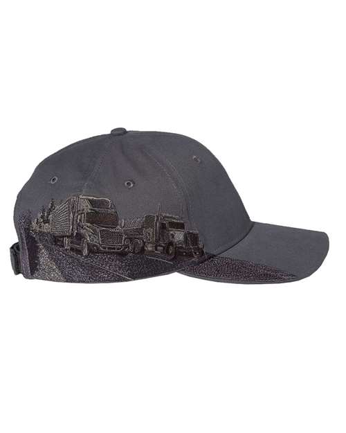 DRI DUCK 3350 Trucking Cap - Grey - side