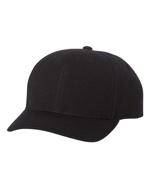 Flexfit 110P 110 Cool & Dry Mini-Piqué Cap - Black - front