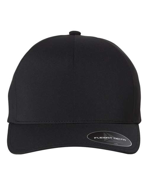 Flexfit 180 Delta Seamless Cap - Black - front