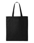 Q-Tees QTB Economical Tote - Black - front
